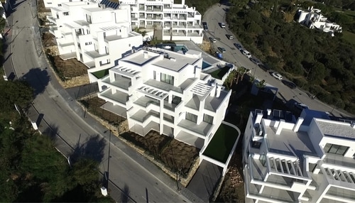 Edificación residencial (vista aérea)