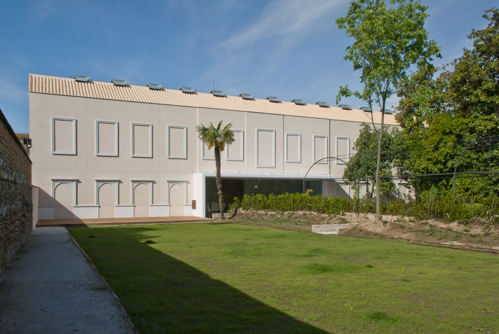 Zona exterior del Cuarto Real de Granada