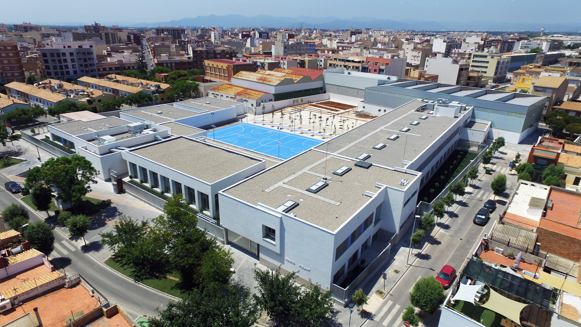 Vista general del CEIP Regina Violant en Almazora, Castellón