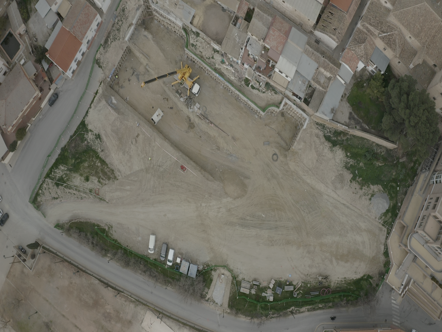 Inicio de las obras de la residencia de Alhendín de Granada