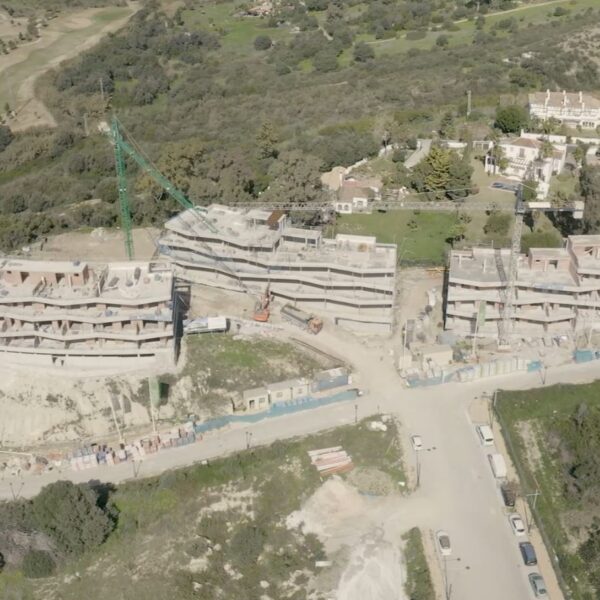 Avances de las obras de las 48 viviendas de Estepona