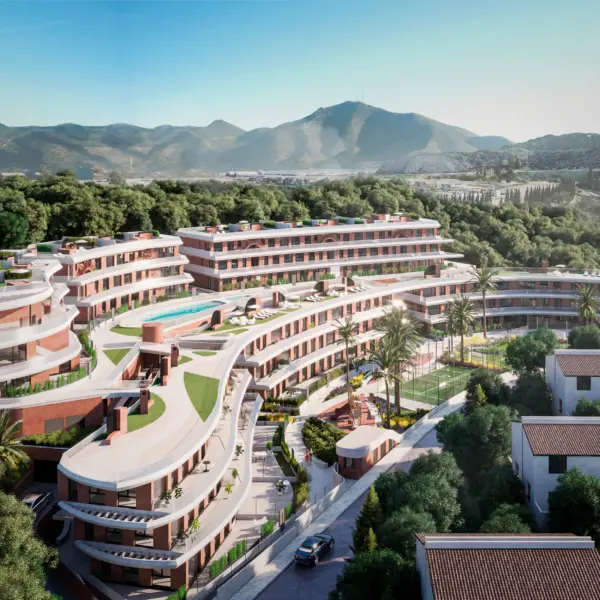 Exterior de las 80 viviendas de Mijas