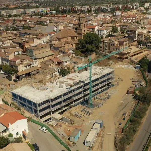 Estructura de la residencia de ancianos de Alhendín