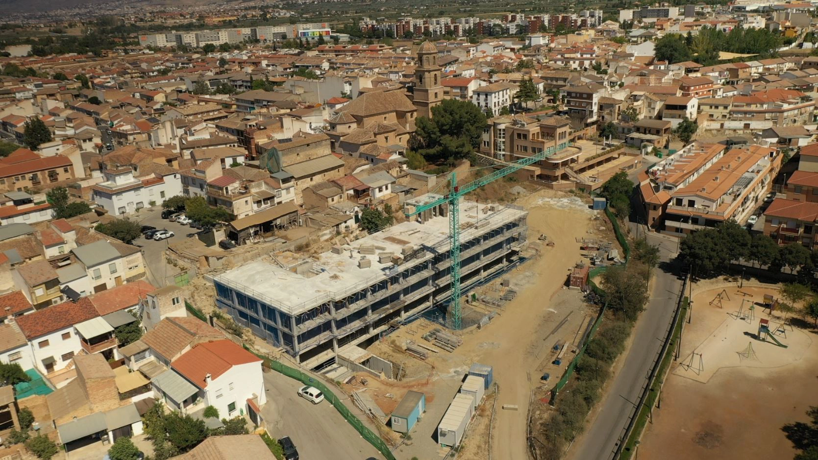 Estructura de la residencia de ancianos de Alhendín